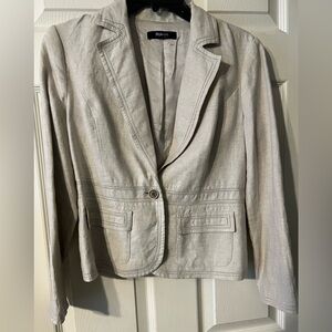 Women's Style & Co. Linen Blazer